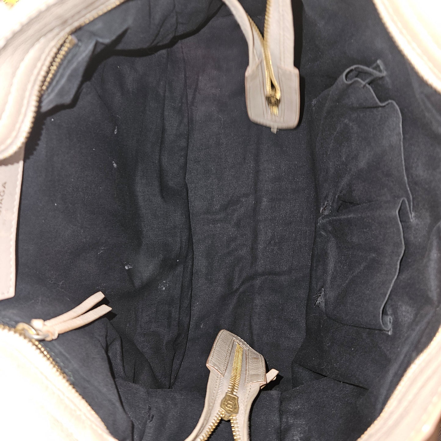 Balenciaga Beige Leather City Handbag
