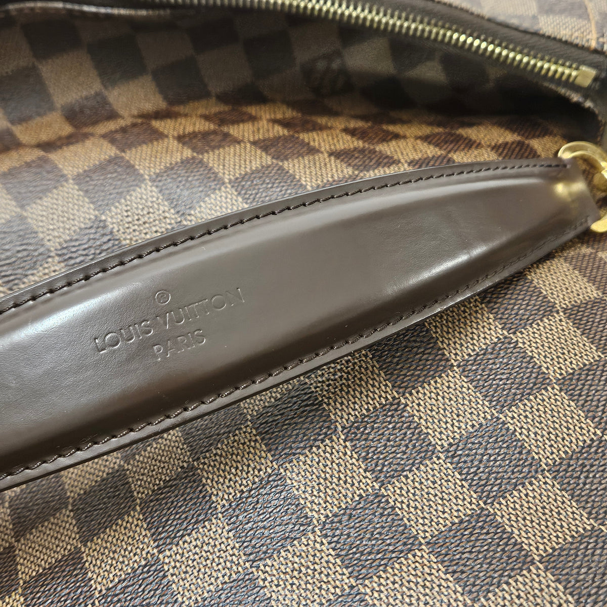Louis Vuitton Monogram Damier Ebene Canvas Portobello GM Handbag