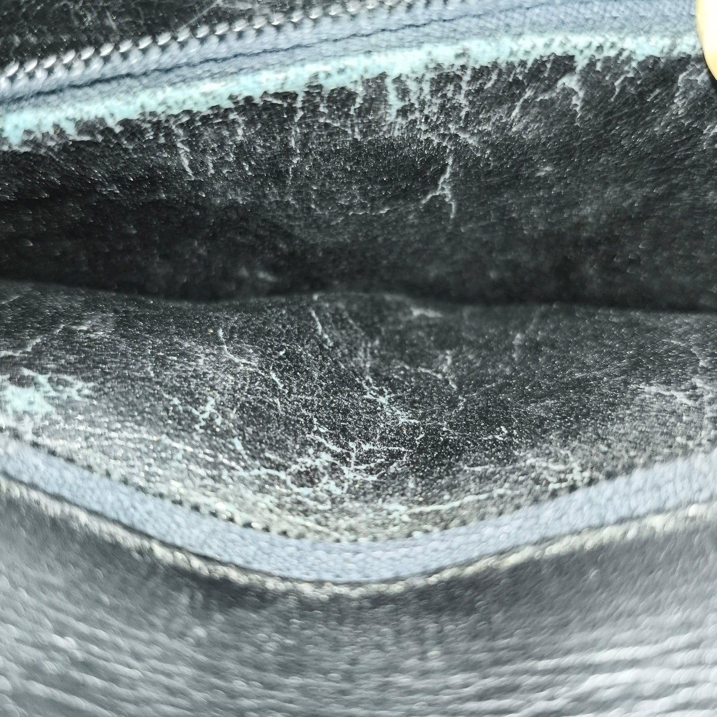 Celine Black Leather Triomphe Shoulder Bag