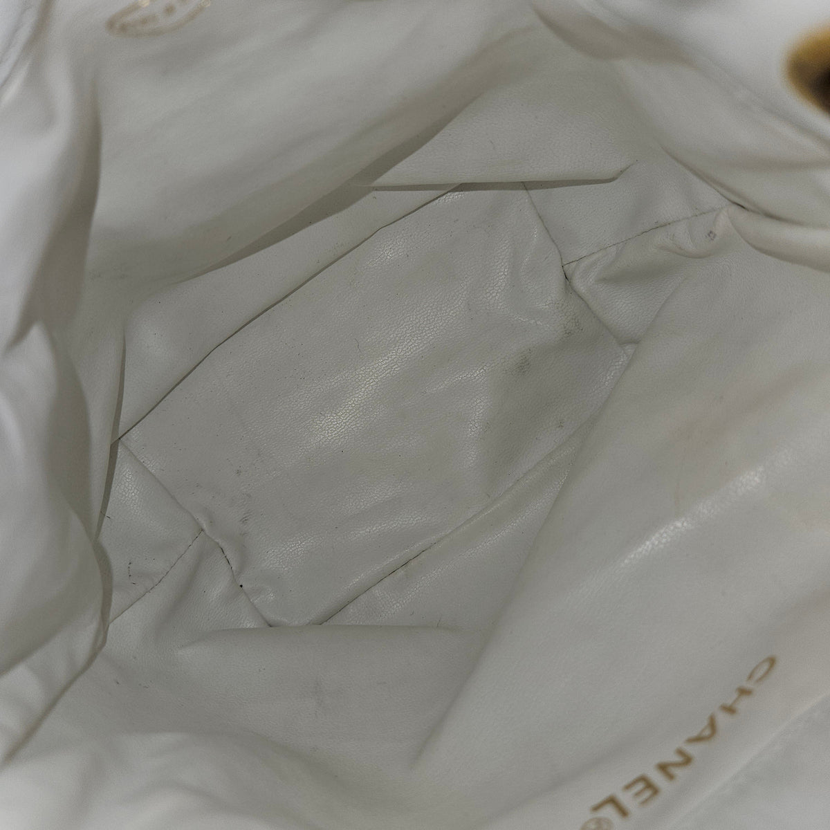 Chanel Lambskin CC Drawstring Bucket Crossbody Bag