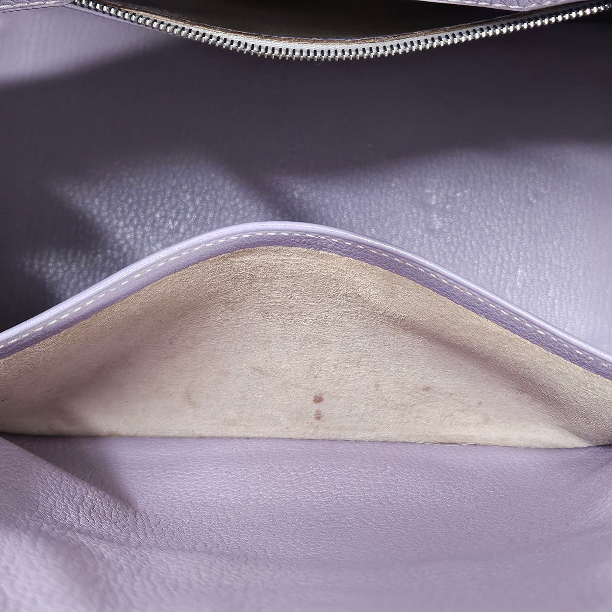 Hermès Lilac Chevre Mysore Leather Palladium Birkin 30 Handbag
