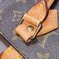 Louis Vuitton Canvas Monogram Sac Plat Handbag