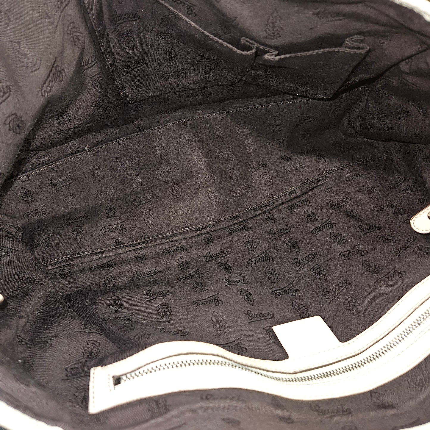 Gucci Monogram GG Twin Interlocking G  Shoulder Bag