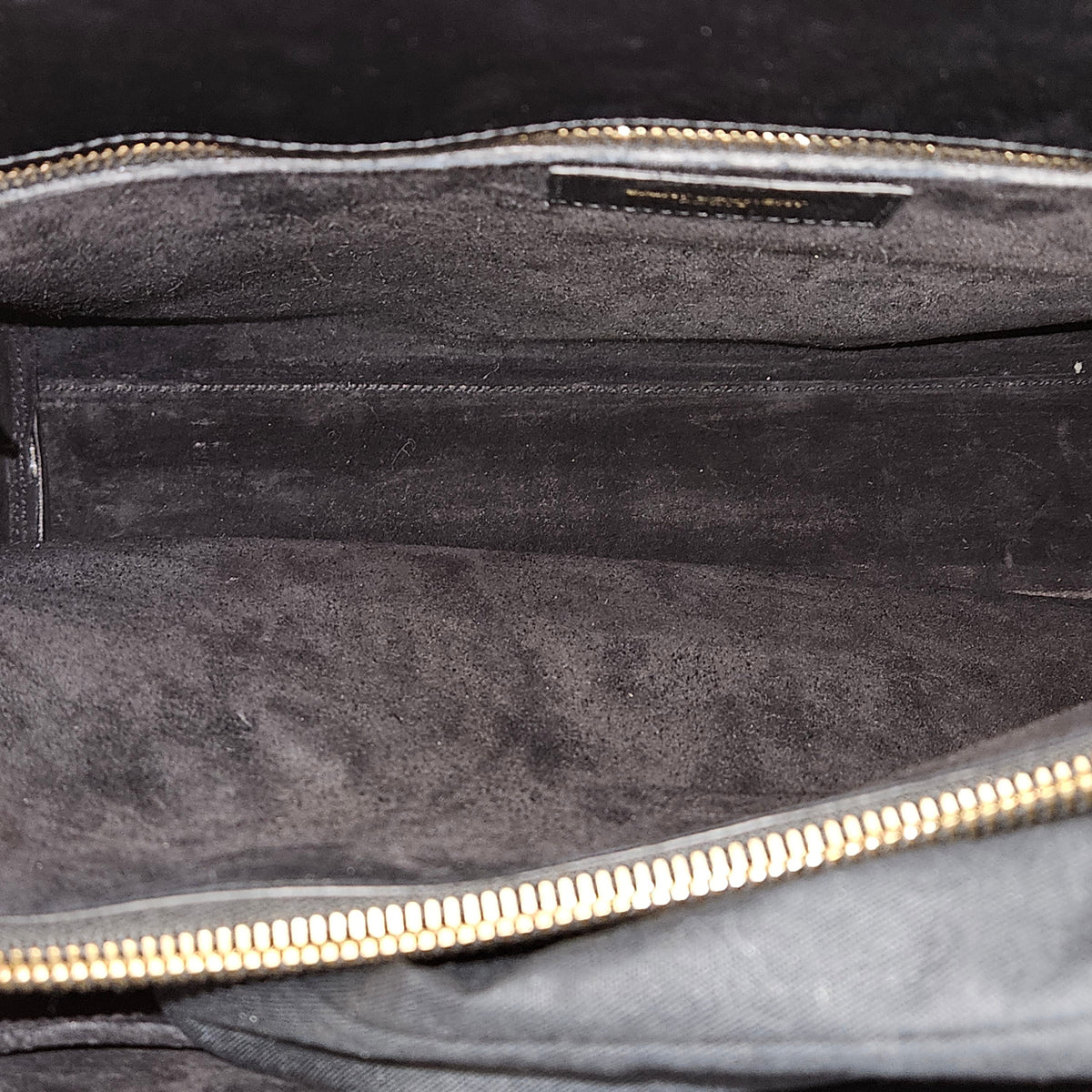 Saint Laurent Tweed & Leather Sac de Jour Handbag