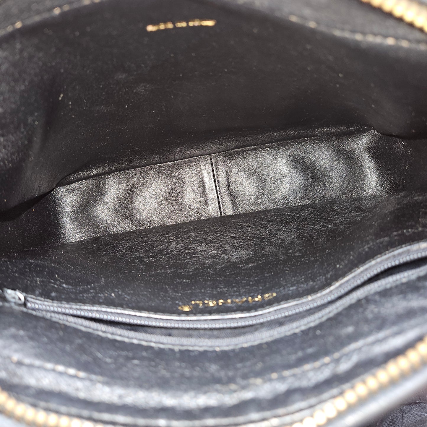 Chanel Quilted Lambskin Chevron Camera Crossbody Bag