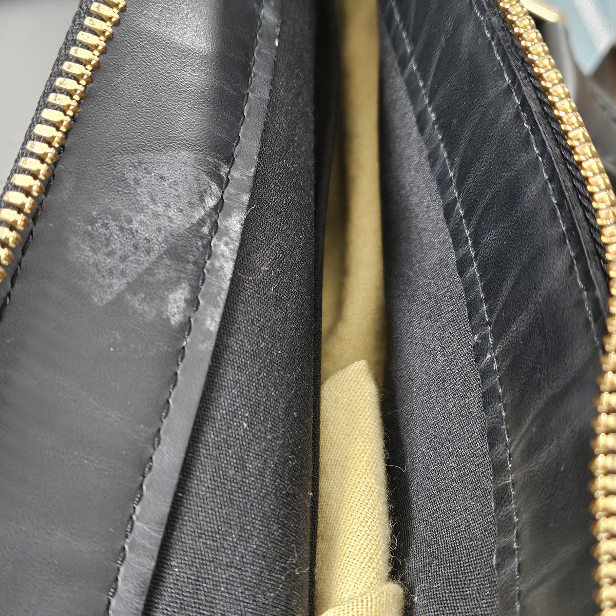 Louis Vuitton Noir Epi Leather Dhanura MM Handbag