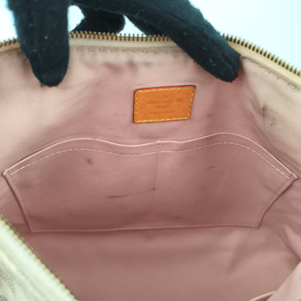 Louis Vuitton Monogram Damier Azur Canvas Lymington Handbag